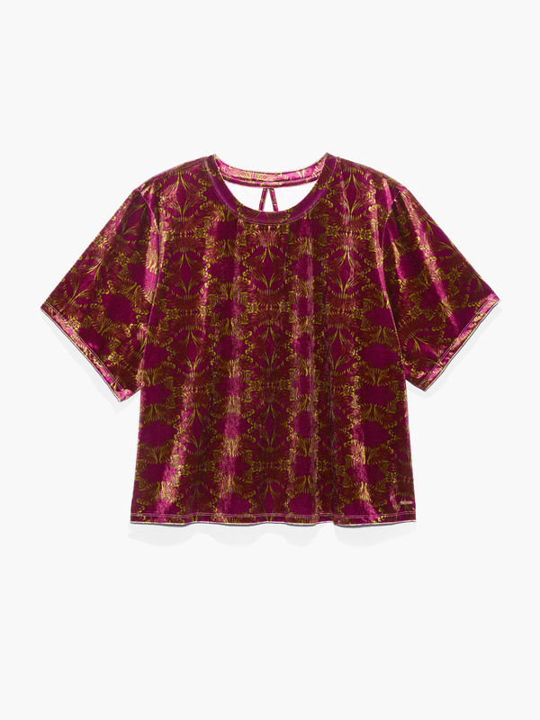 Psychedelic Velvet Sleep Top in Multi & Purple SAVAGE X FENTY Spain