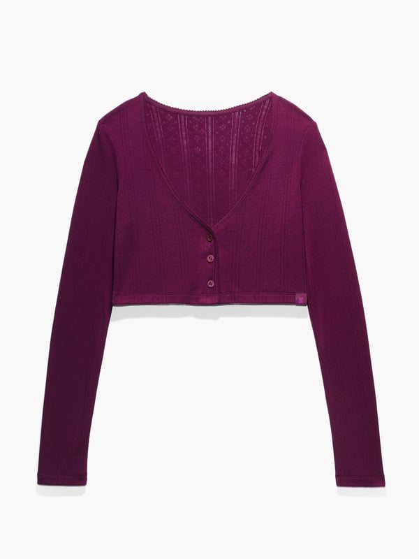 Keep It Casual Cropped Sleep Top