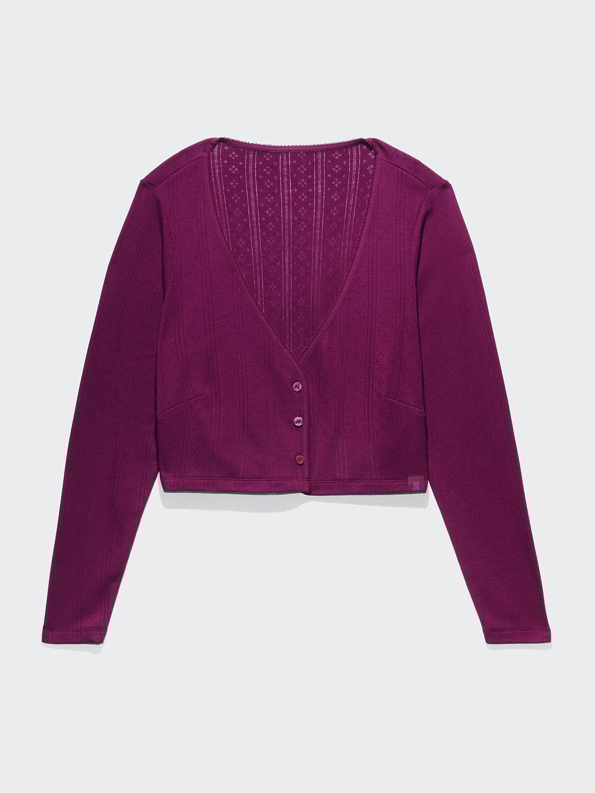 Keep It Casual Cropped Sleep Top in Purple | SAVAGE X FENTY
