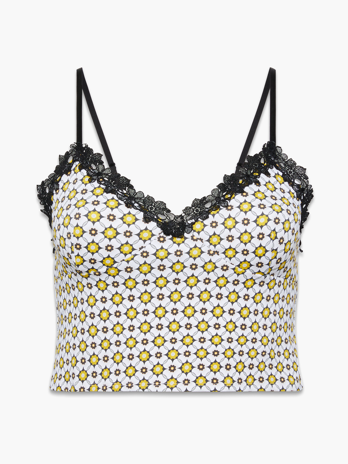 Sexties Sleep Cami in Multi & White | SAVAGE X FENTY