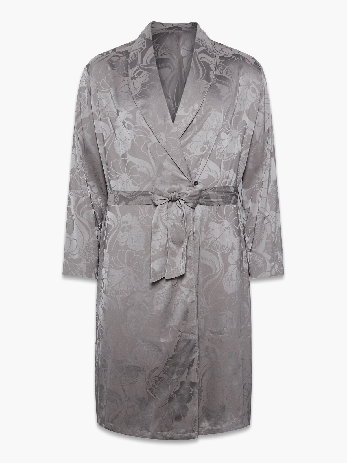 Sexties Jacquard Mid-Length Dressing Gown