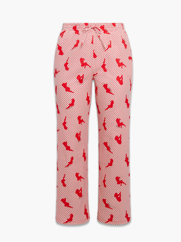 Night Star Chaser Flannel Sleep Pant in Multi & Pink & Red | SAVAGE X FENTY