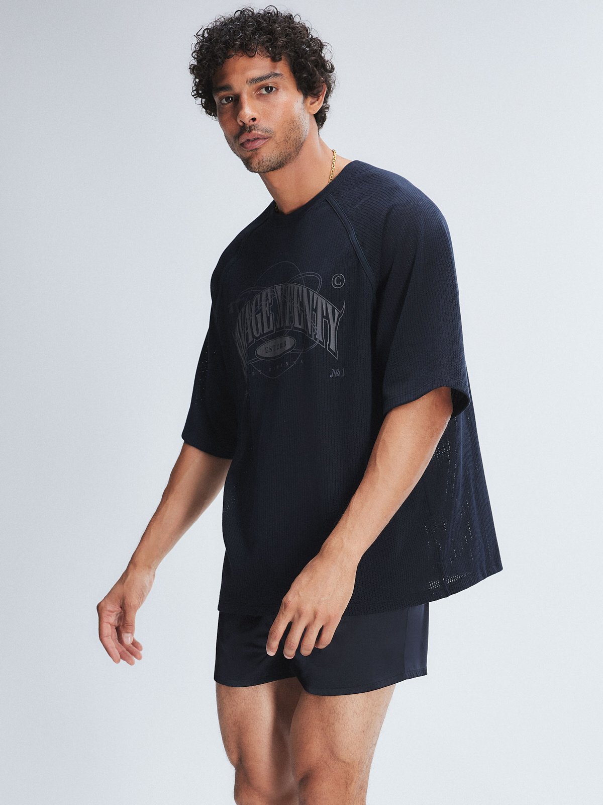 Synth Mesh Sleep Tee