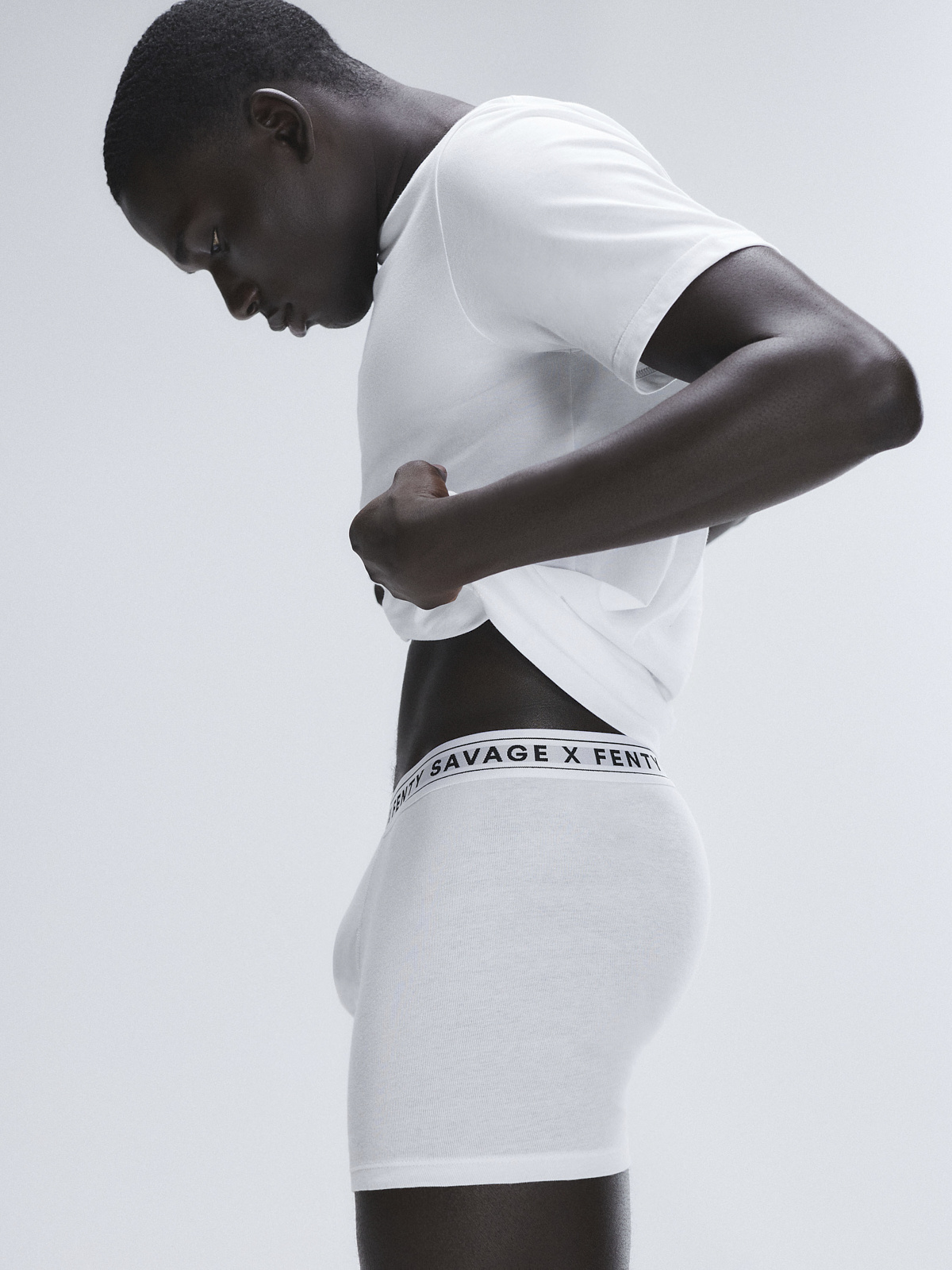 Savage Classix Crew Tee 3-Pack in White | SAVAGE X FENTY