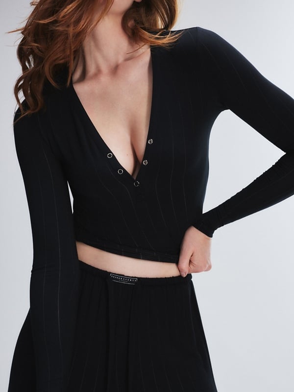 Sleek Stitch Modal Sleep Henley