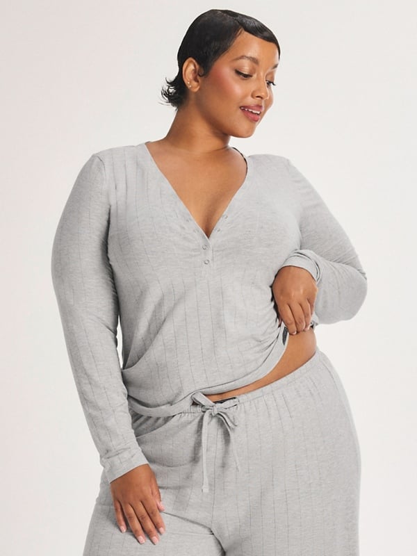 Sleek Stitch Modal Sleep Henley