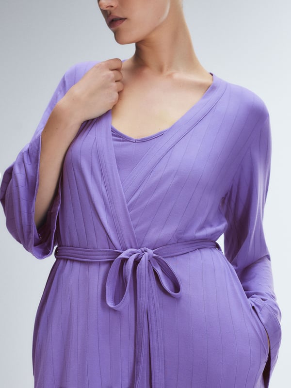 Sleek Stitch Modal Sleep Short Robe