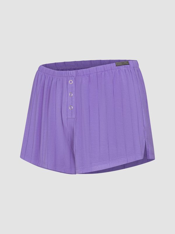 Sleek Stitch Sleep Short in Purple | SAVAGE X FENTY