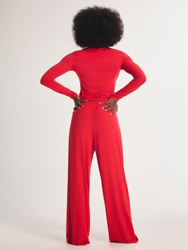 Sleek Stitch Modal Mid-Rise Sleep Pant