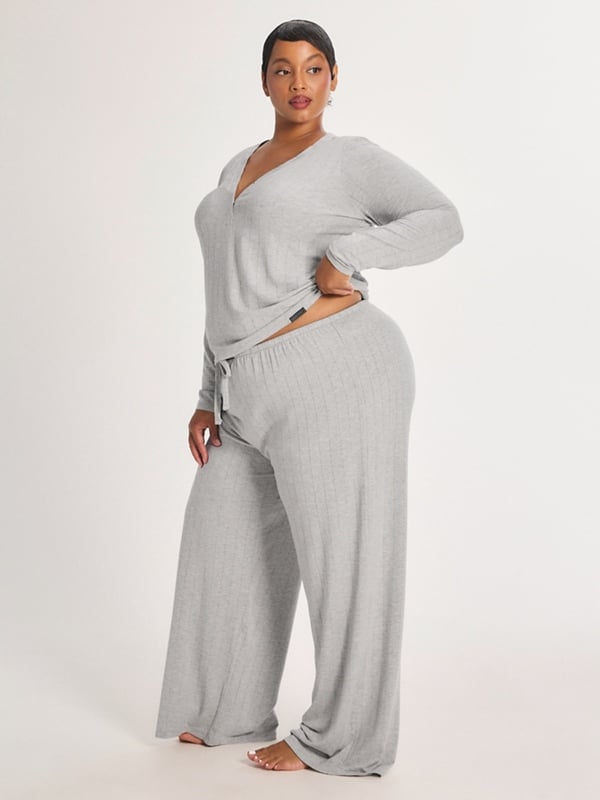 Sleek Stitch Modal Mid-Rise Sleep Pant