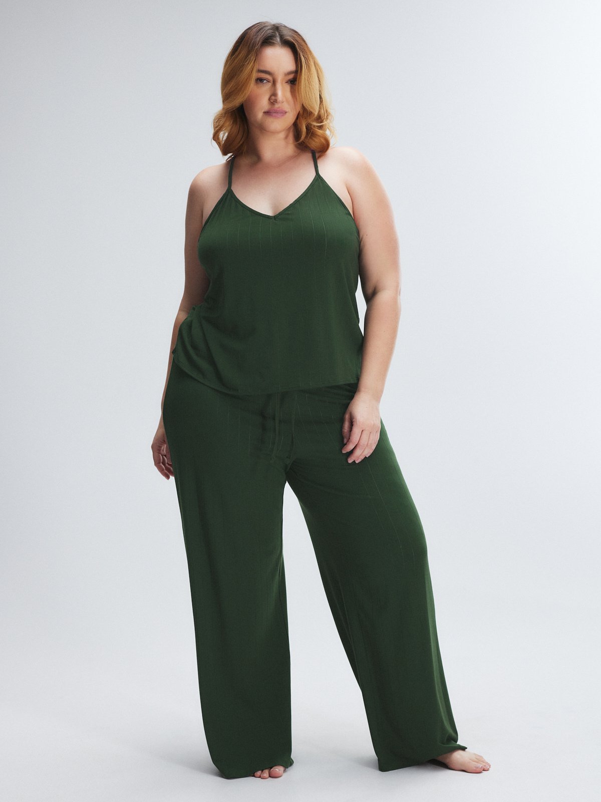 Sleek Stitch Mid-Rise Sleep Pant