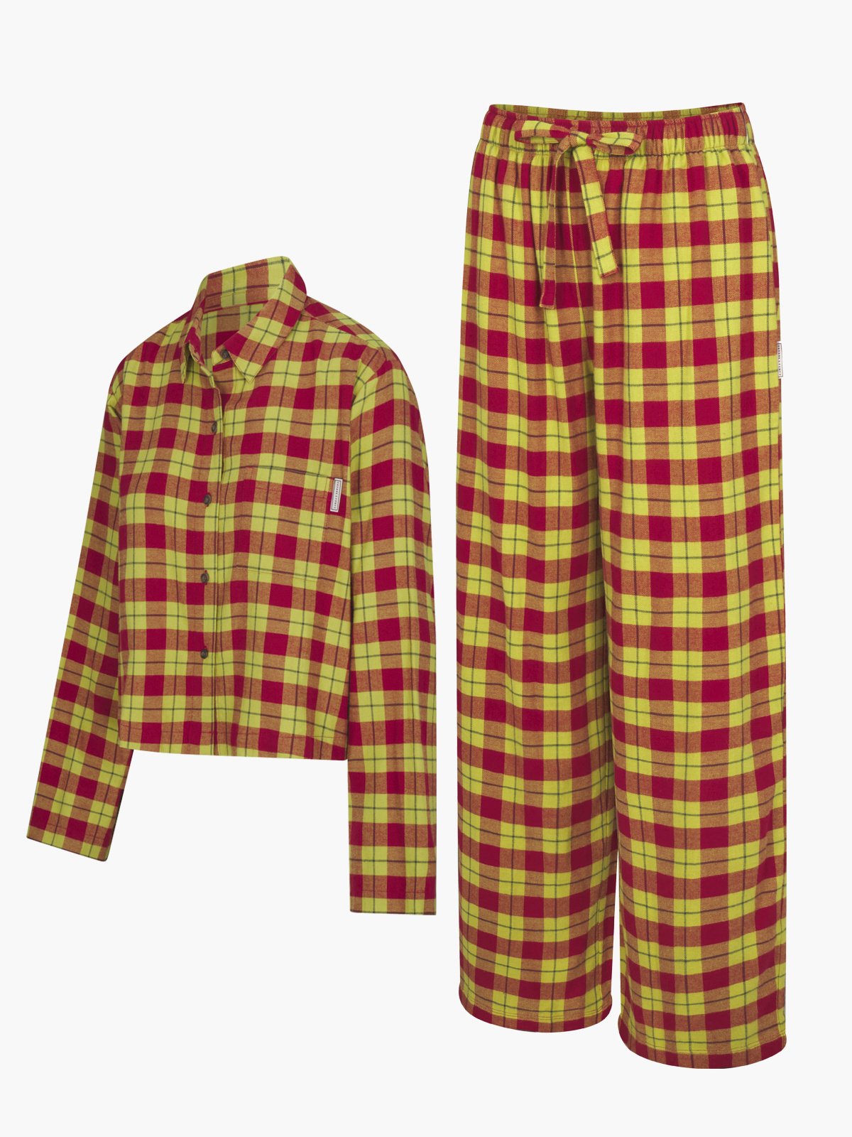 Women's Flannel Feels Sleep Top and Bottom 2-Piece Set