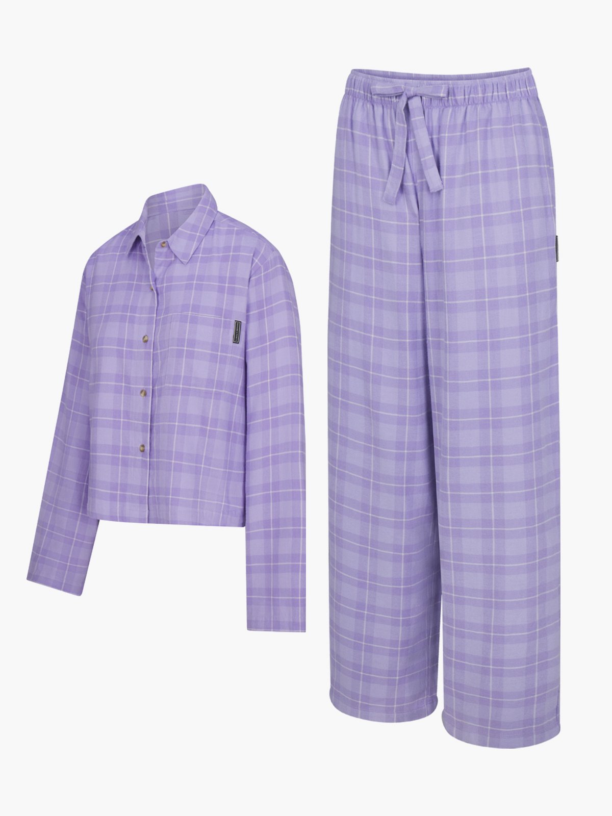 Women's Flannel Feels Sleep Top and Bottom 2-Piece Set