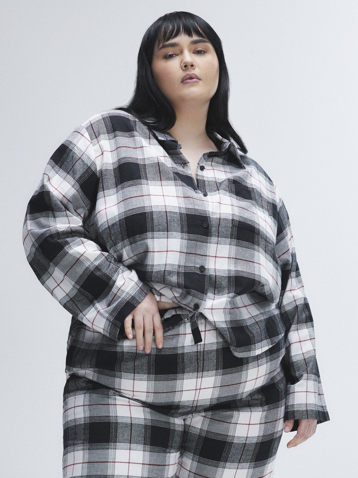 Women's Flannel Feels Sleep Top and Bottom 2-Piece Set