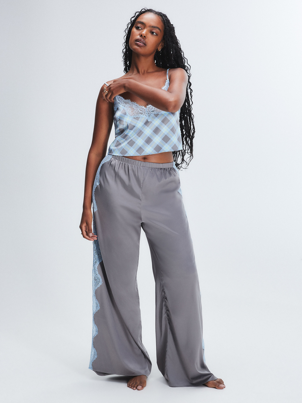 Nite Shade Sleep Cami in Blue & Multi | SAVAGE X FENTY