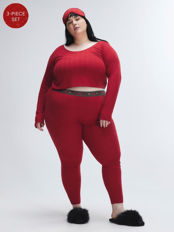 Snow Daze Sleep Legging 3-Piece Set