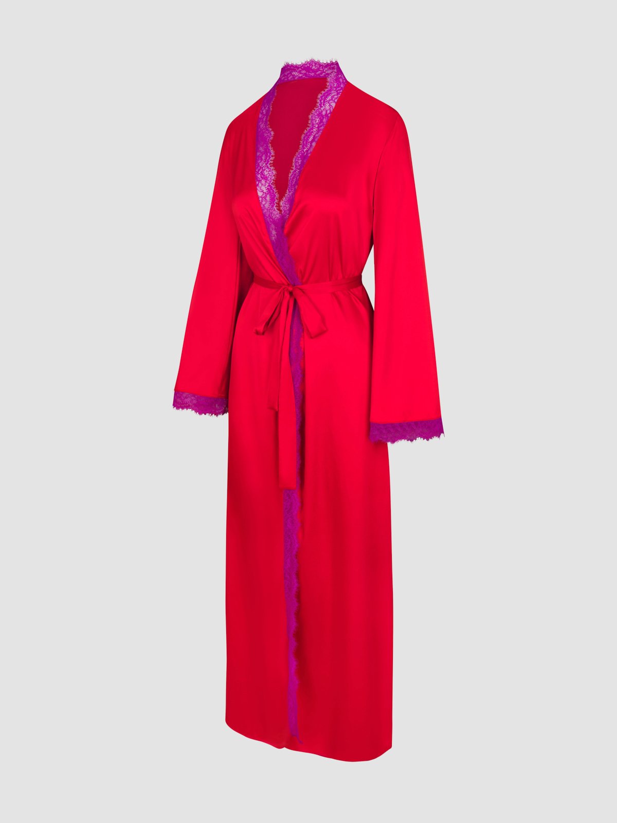 Fire & Desire Lace-Trim Sleep Robe