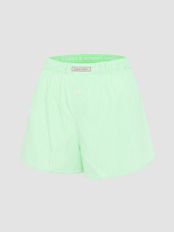 Kickback Casuals Sleep Boxerette Short in Green | SAVAGE X FENTY