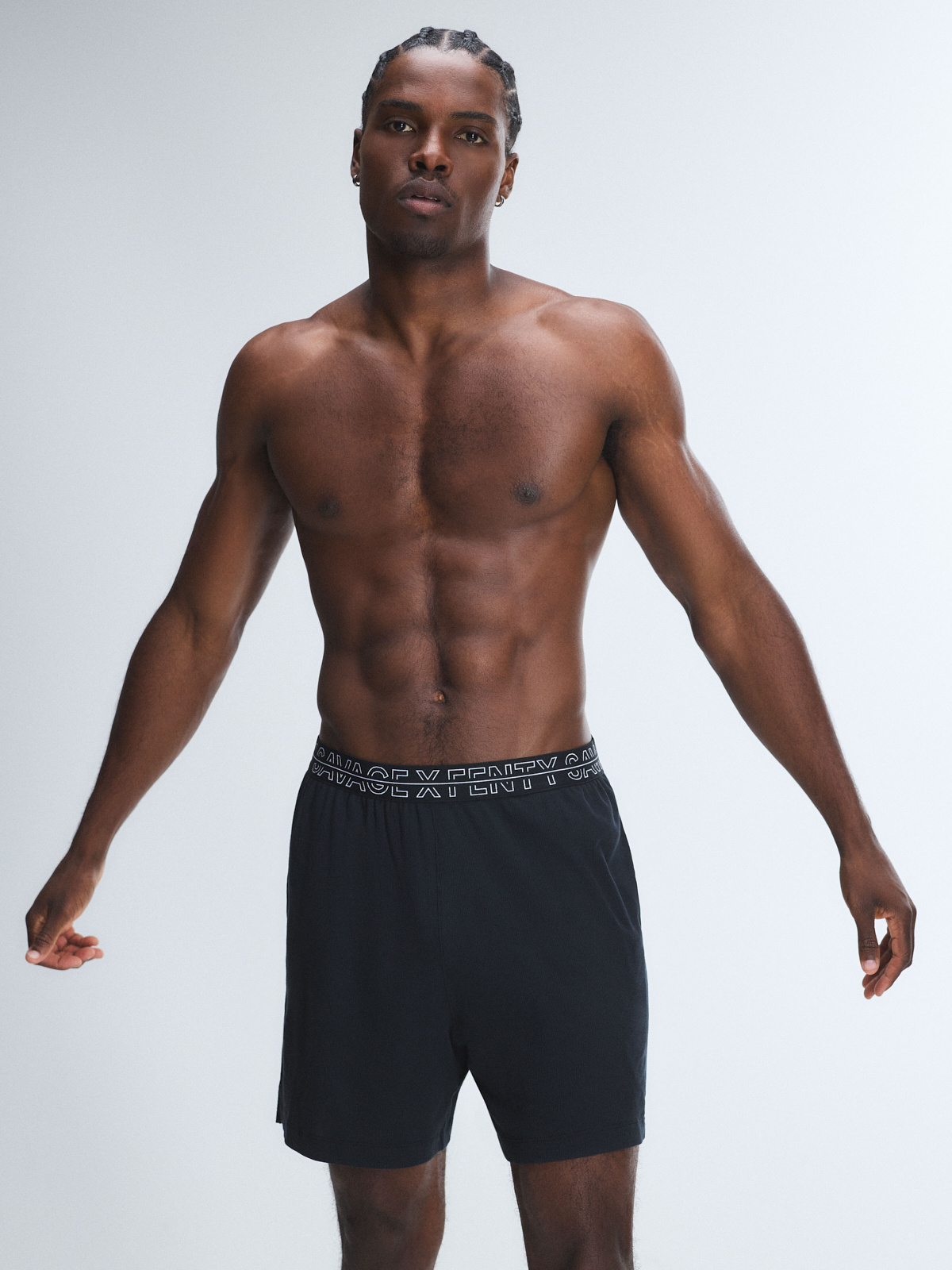 Cruise Control Sleep Short in Black | SAVAGE X FENTY