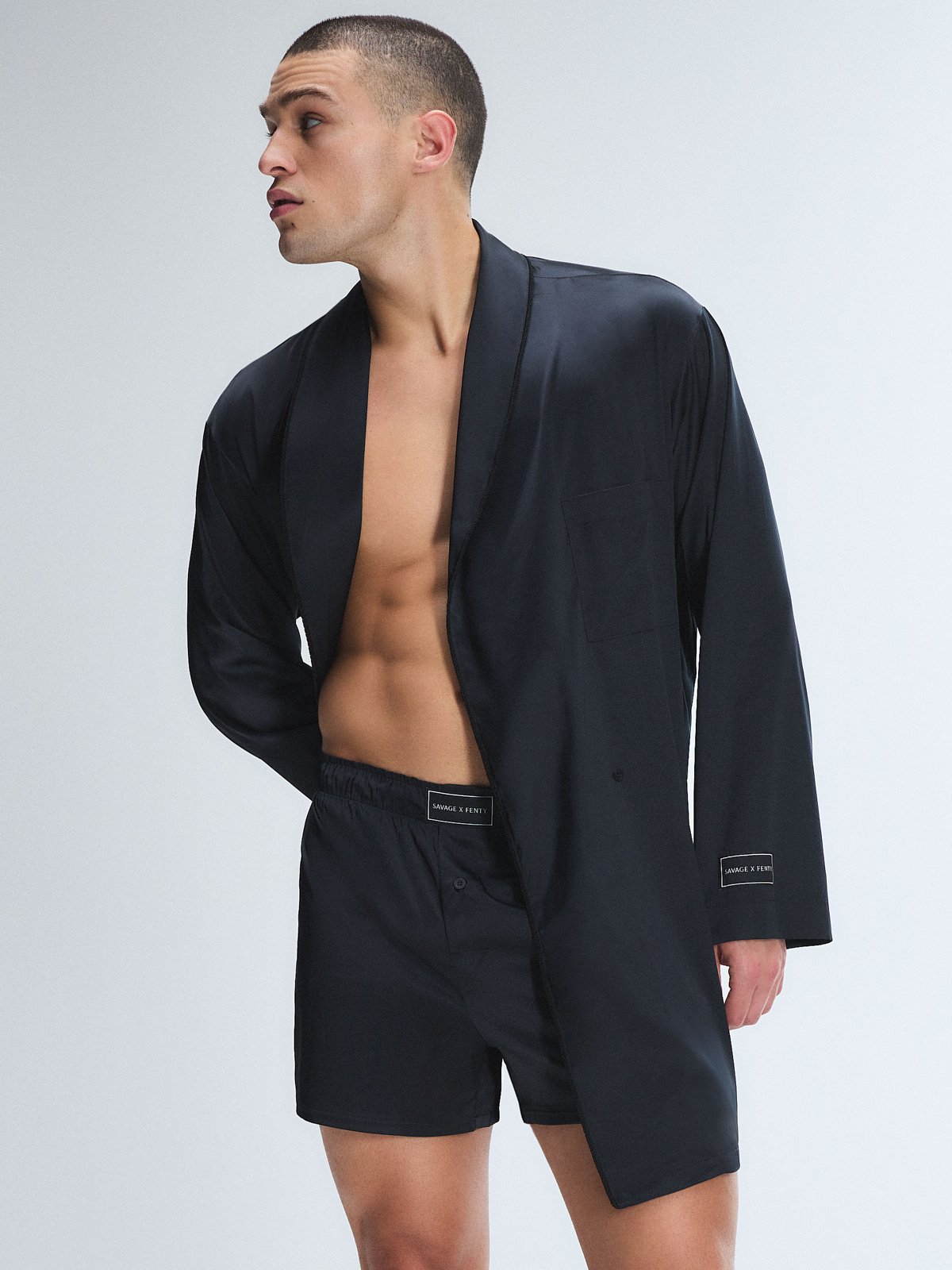 Smooth Suitor Wedding Satin Smoking Jacket