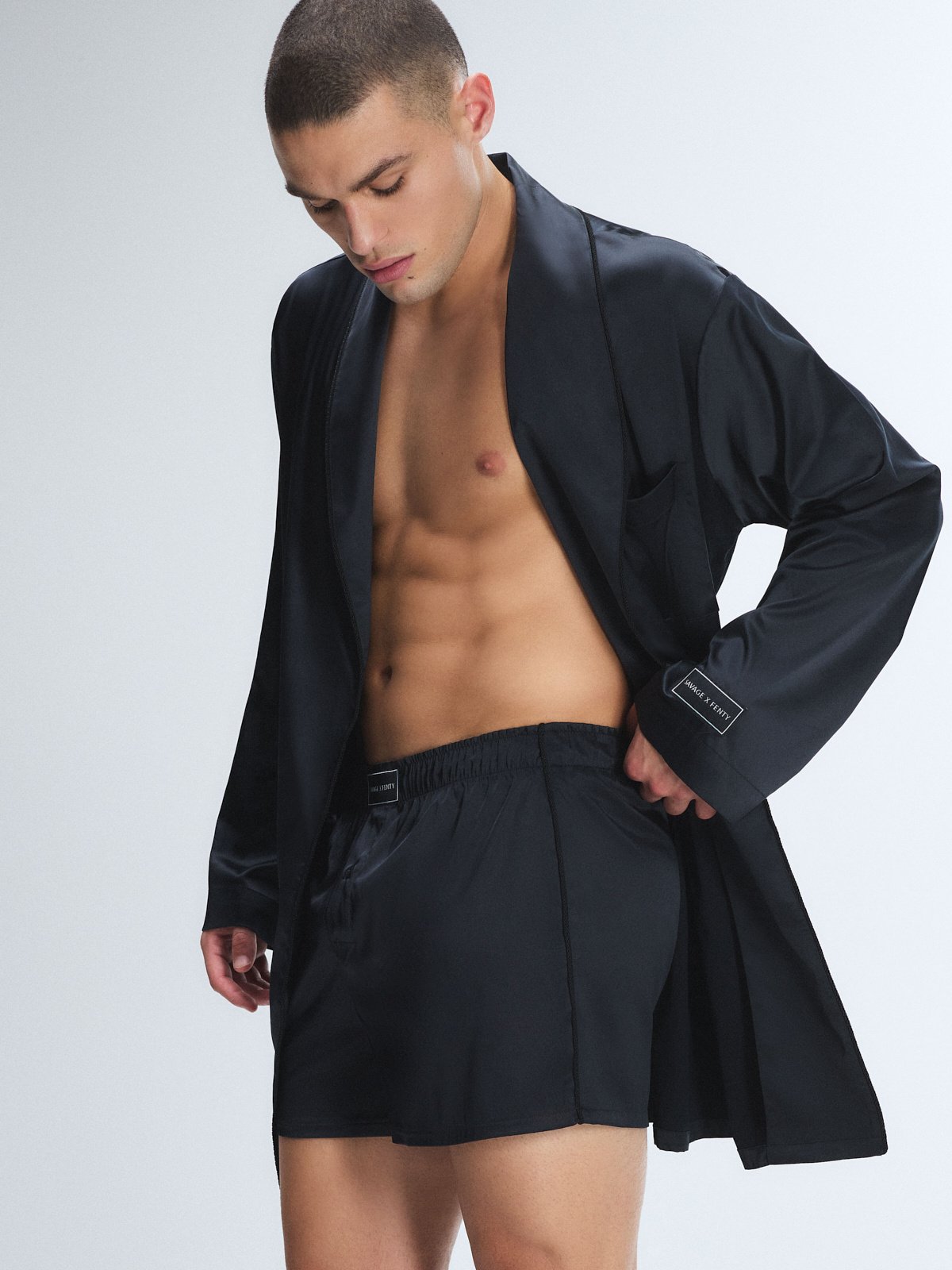 Smooth Suitor Wedding Satin Smoking Jacket