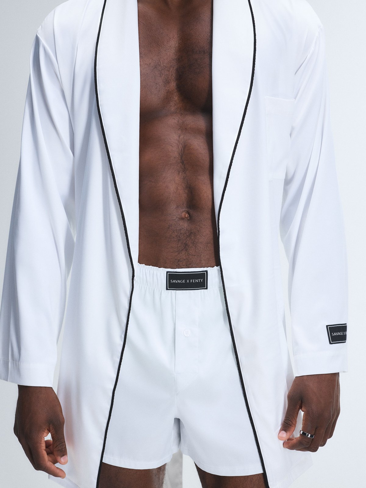 Smooth Suitor Wedding Satin Smoking Jacket