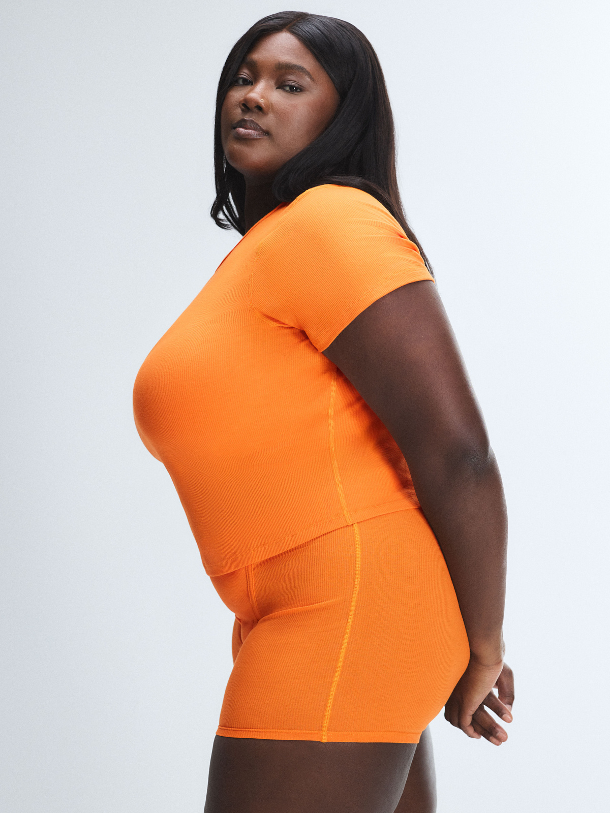 Cruise Control Sleep Short in Orange | SAVAGE X FENTY