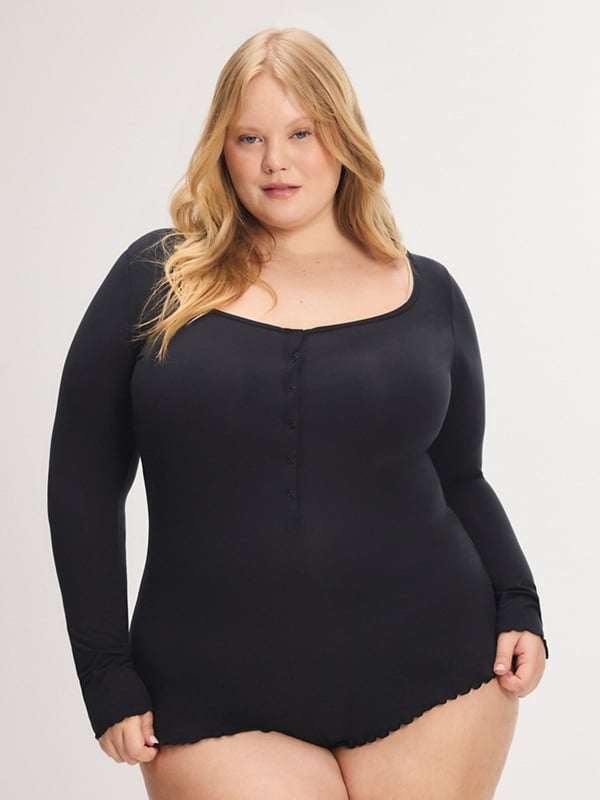 Snug Hug Ruffle Sleep Romper