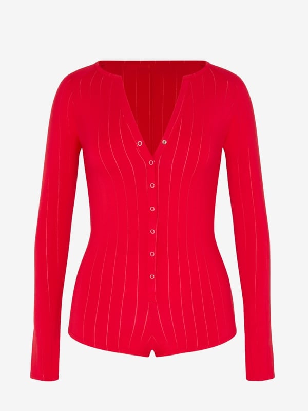 Sleek Stitch Sleep Snap Romper