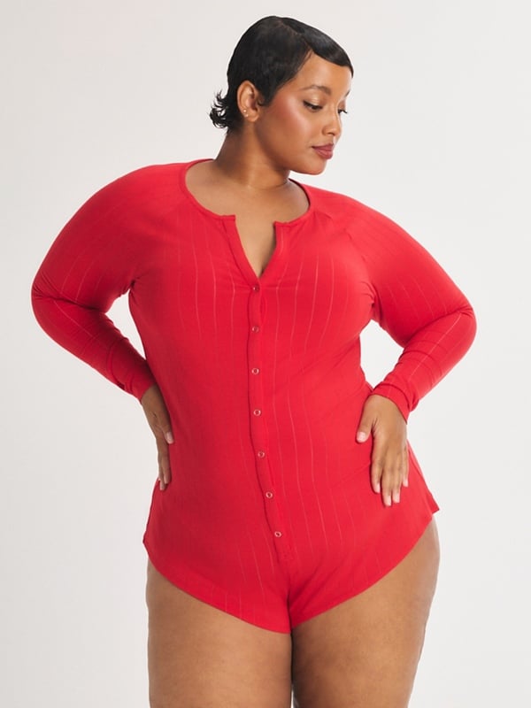 Sleek Stitch Sleep Snap Romper