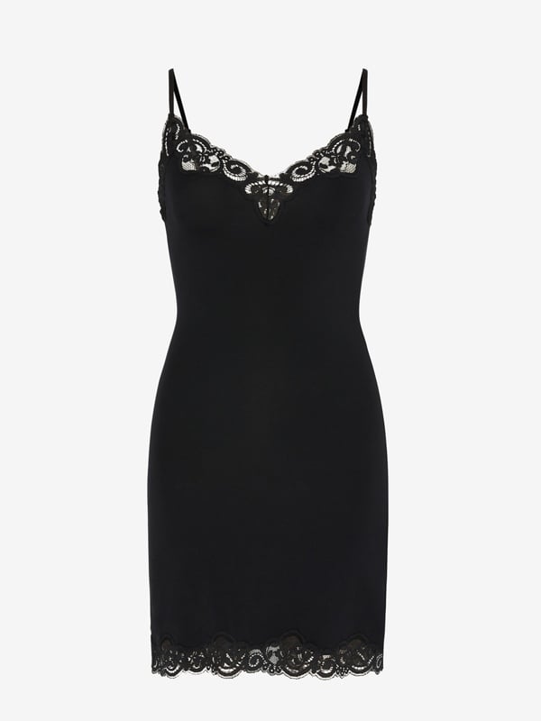 Swirly Girly Modal V-Neck Slip Dress