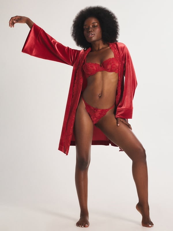 Plush Rush Velvet Short Robe
