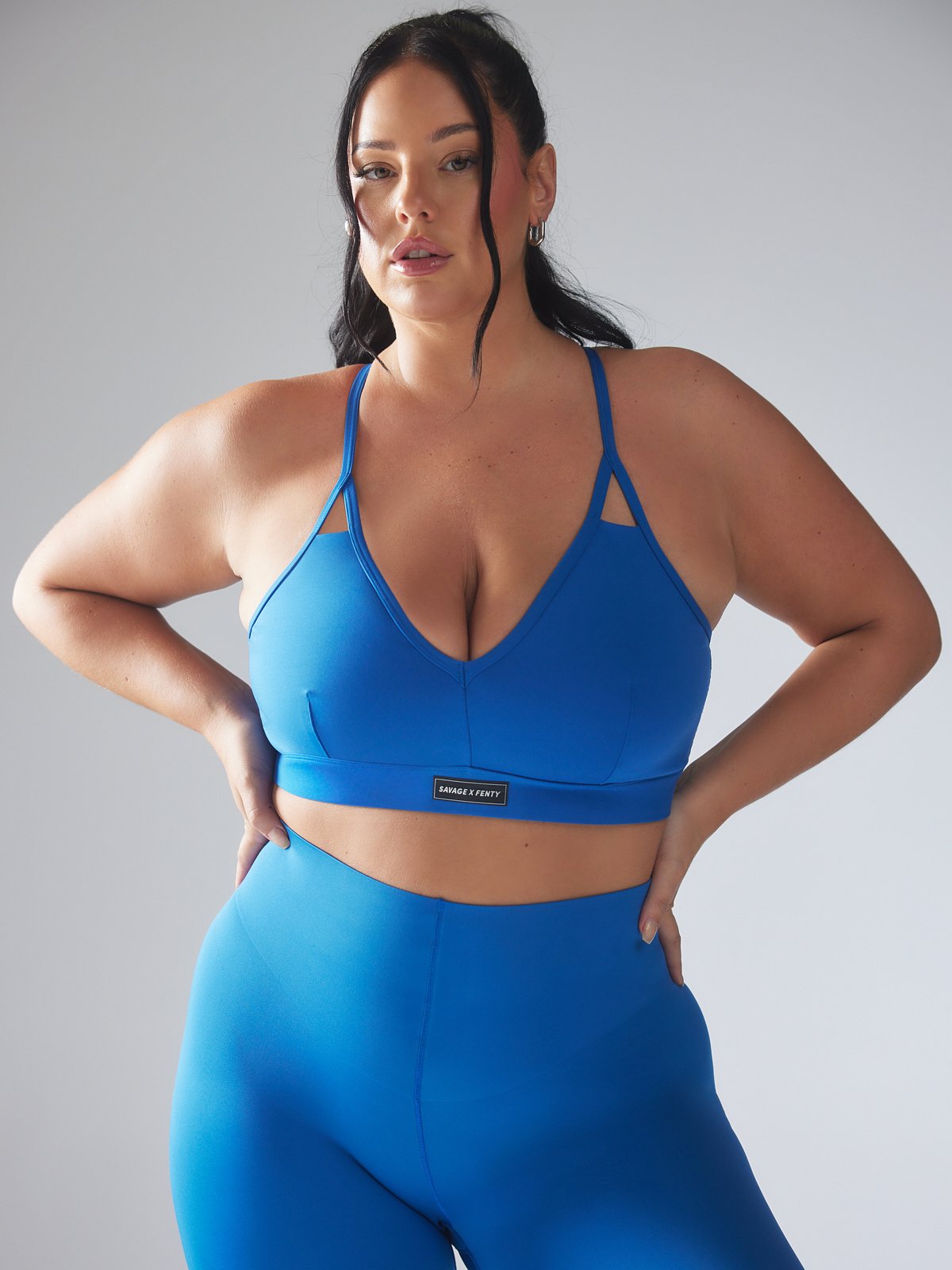 Savage x Fenty Womens Spotlight Low-Impact Sports Bra