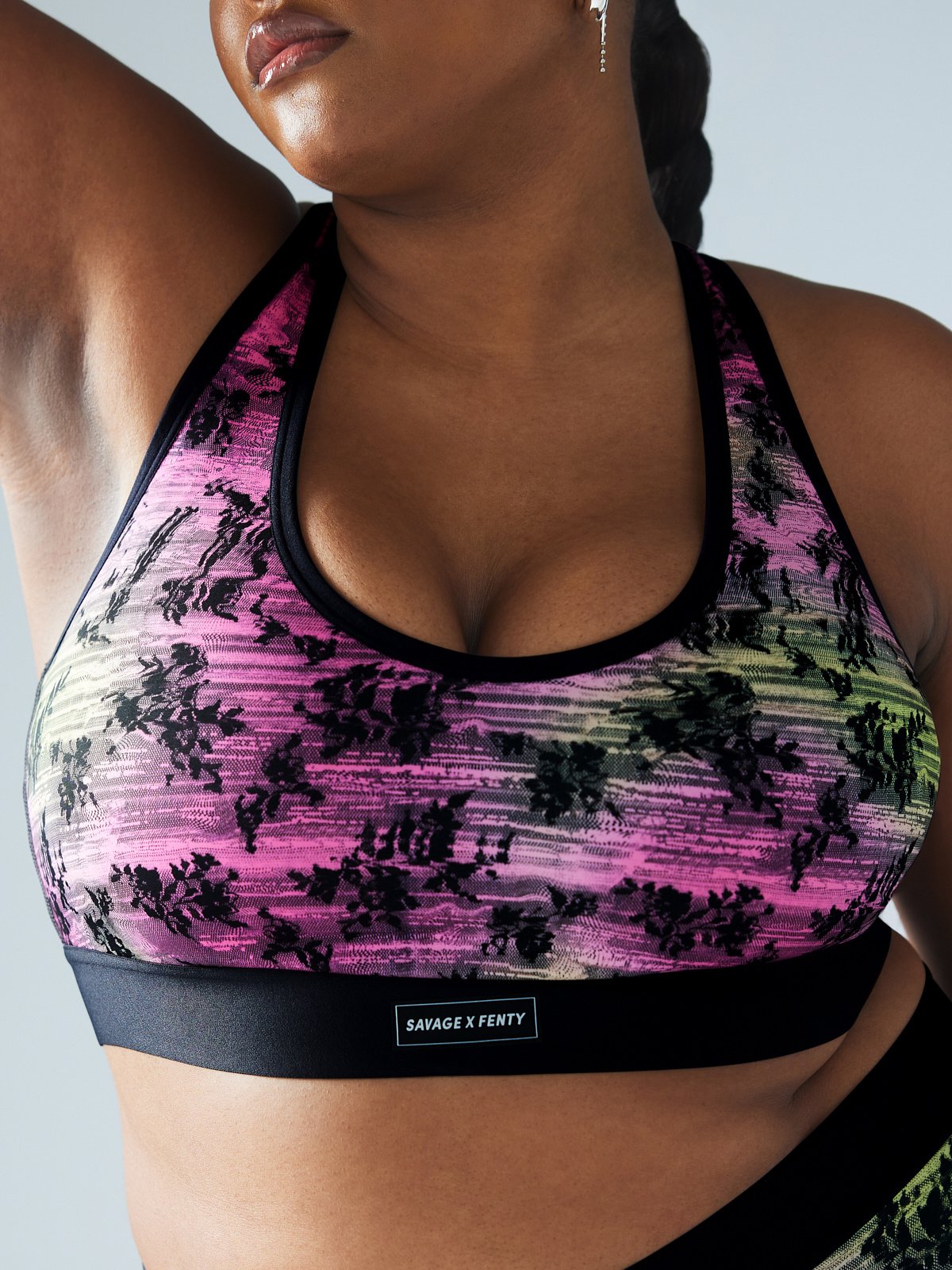 Savage X Fenty Lace Up Sports Bras for Women