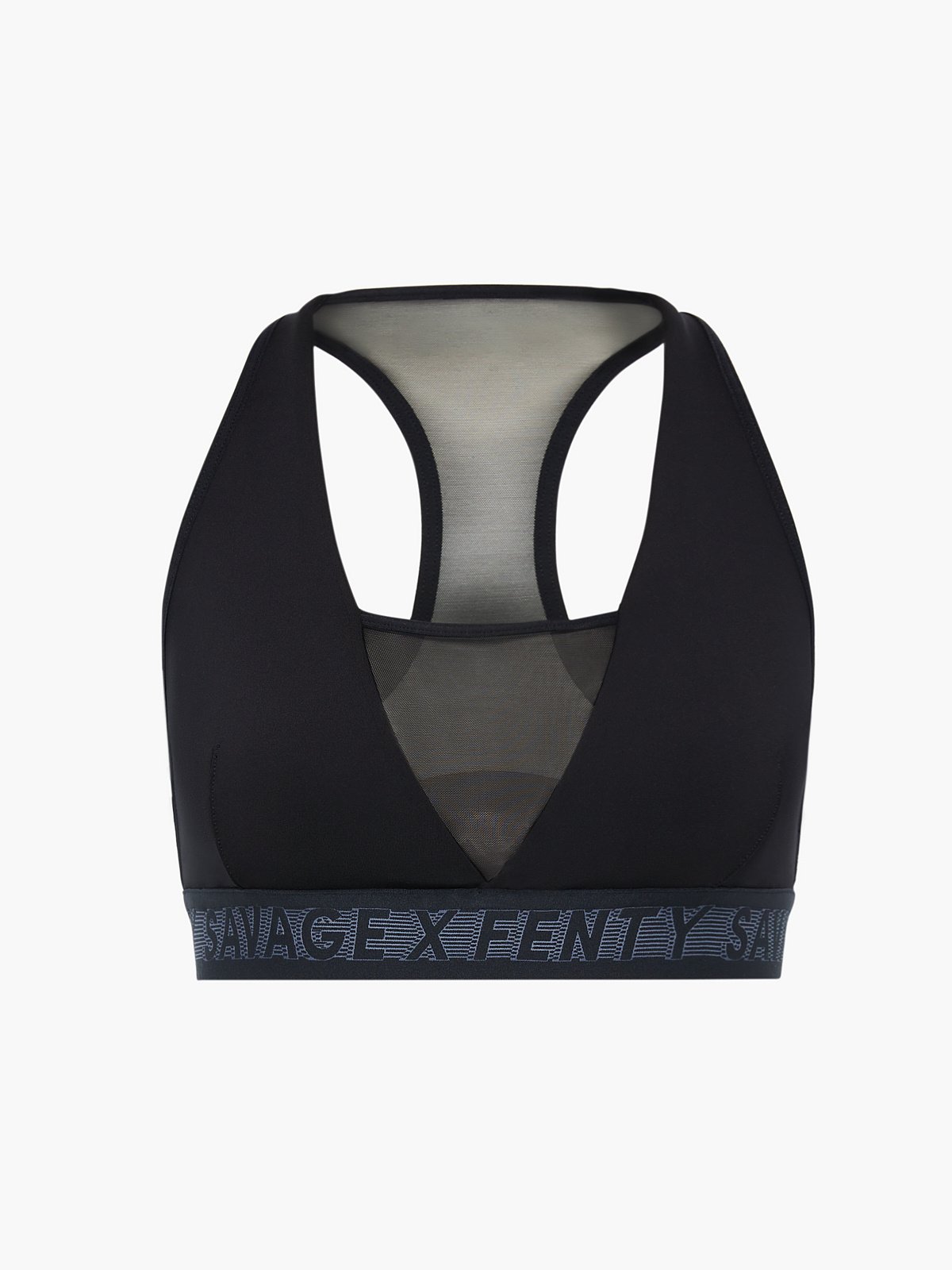 Main Player Medium-Impact Sports Bra in Black | SAVAGE X FENTY