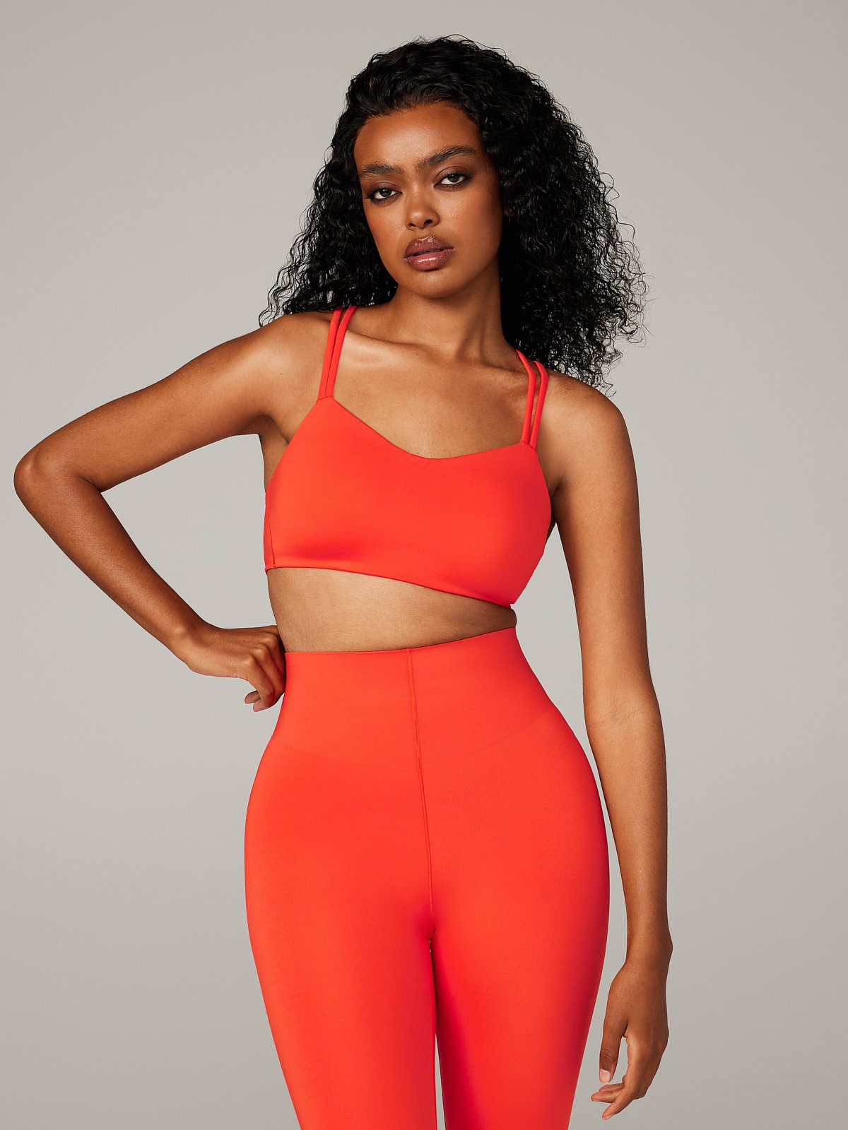 On Rihpeat Low-Impact Sports Bra in Red