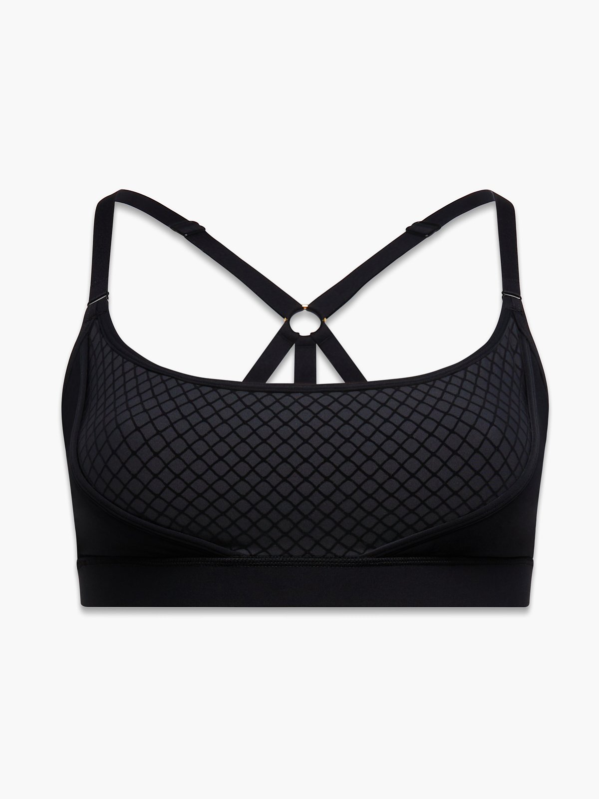 Champion Black Grey Strappy Back Sports Bra Women's Size Extra Small XS -  $11 - From Taylor