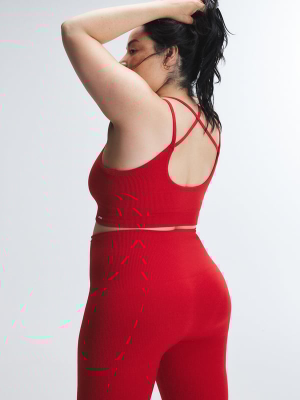 Seamless Rib Sport Low-Impact Bra