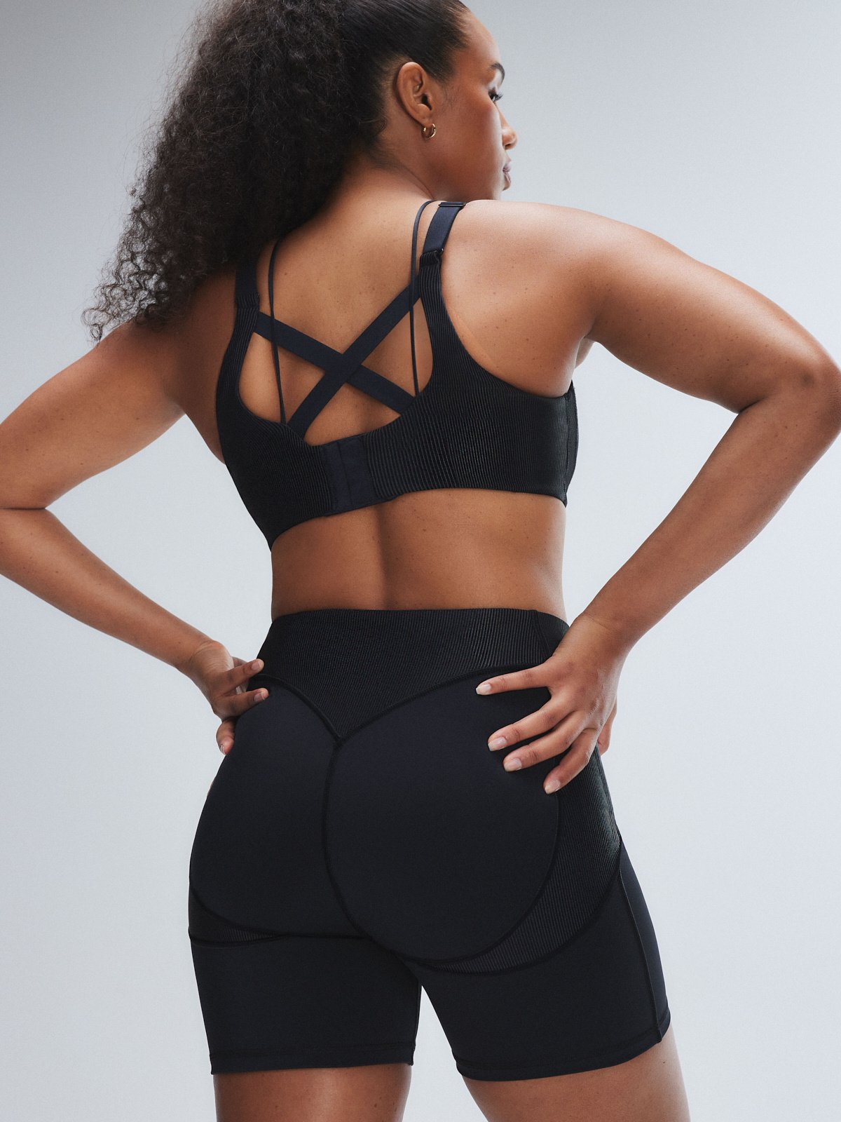 Curve Alert High-Impact Rib Sports Bra