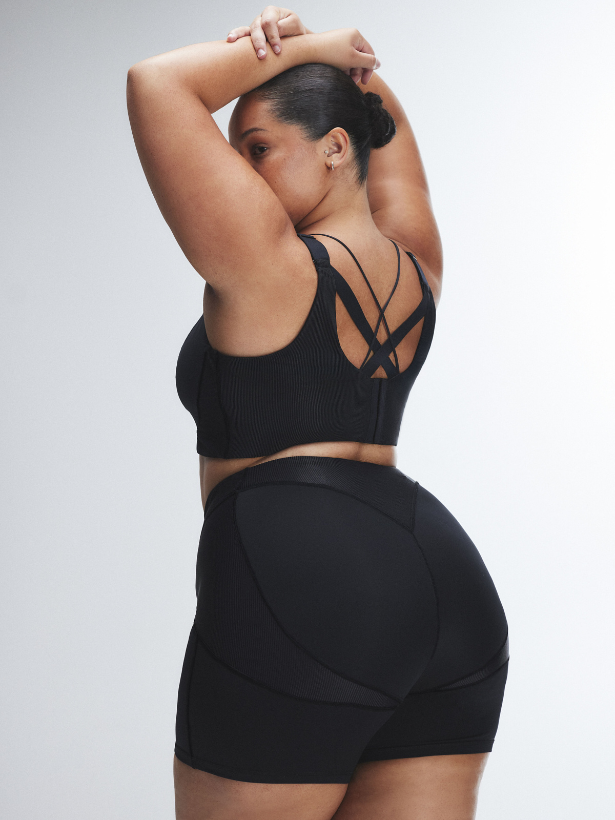 Curve Alert High-Impact Rib Sports Bra in Black | SAVAGE X FENTY