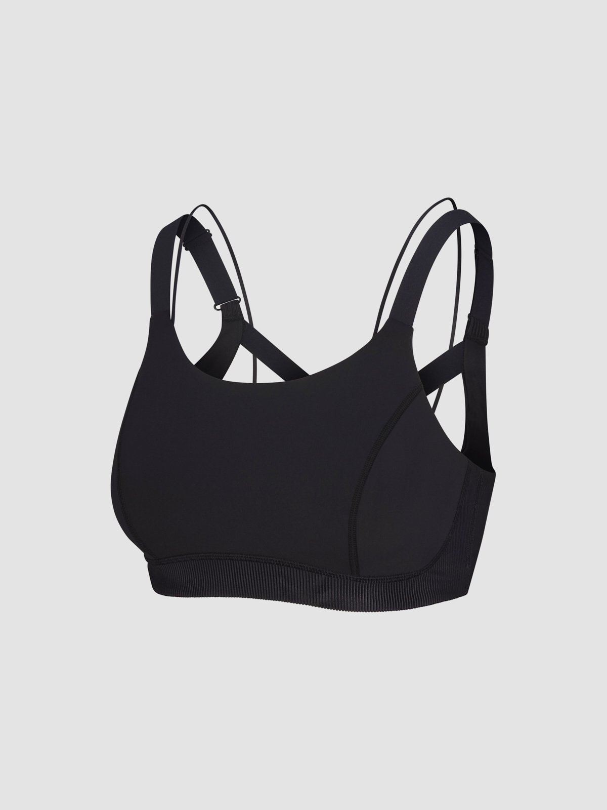 Curve Alert High-Impact Rib Sports Bra