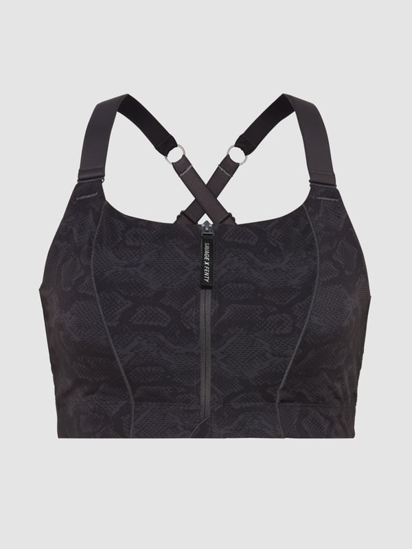 Cool Curves High-Impact Zip-Up Sports Bra