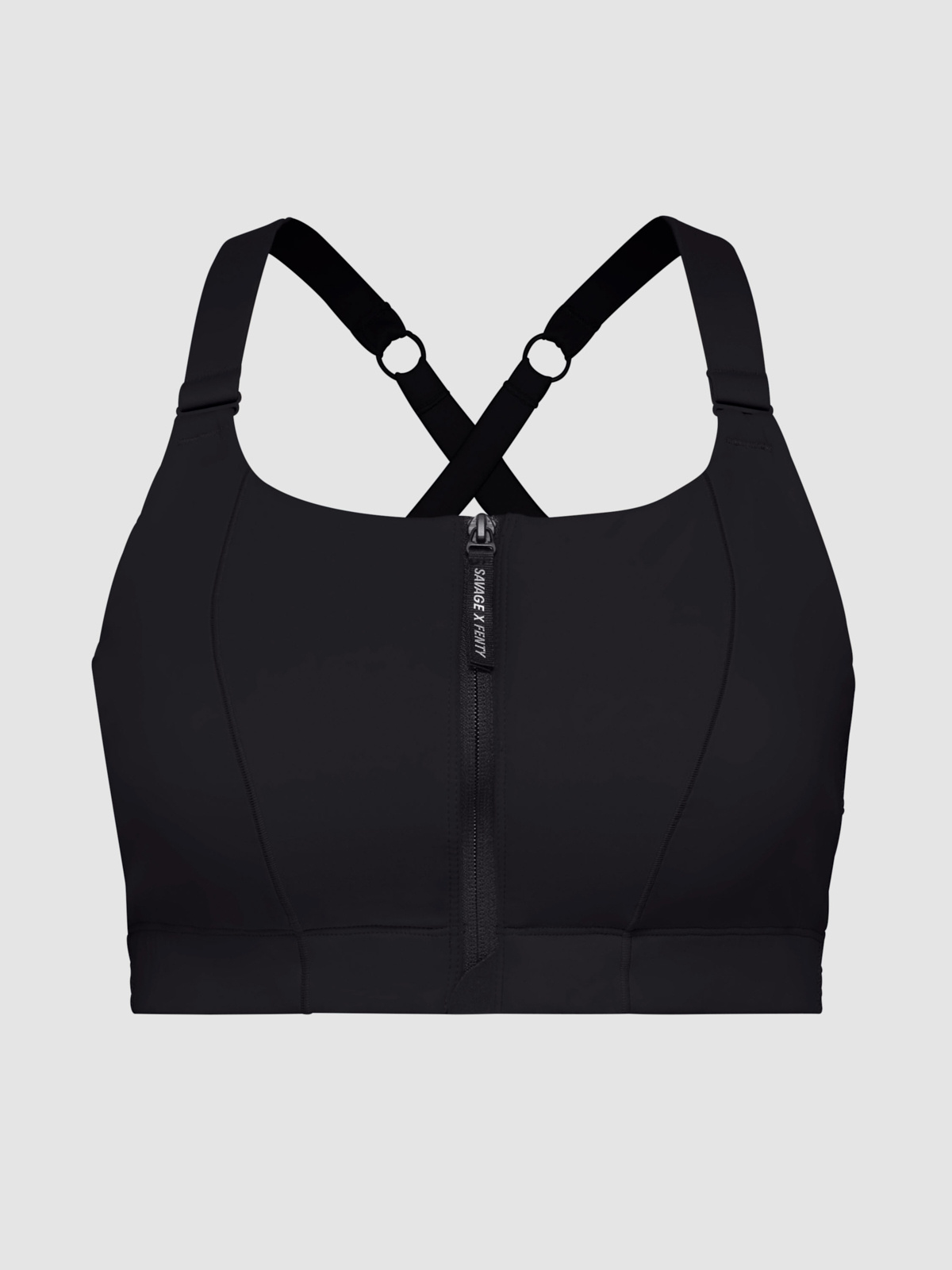 Cool Curves High-Impact Zip-Up Sports Bra