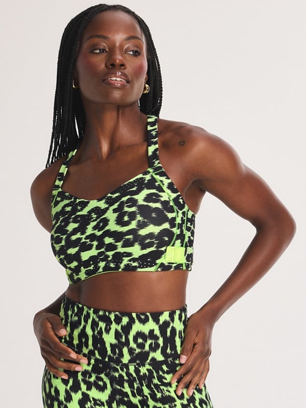 Cool Curves Medium-Impact Wrap Back Sports Bra