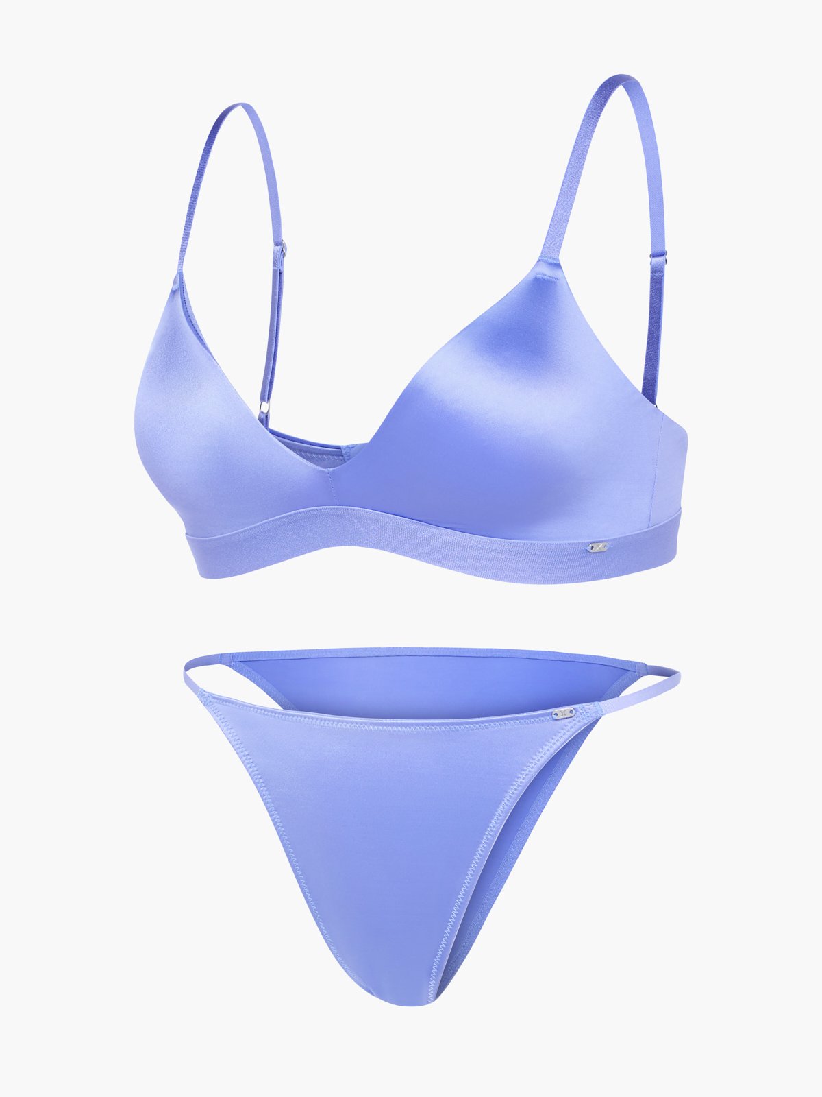 Slipper Satin Bralette 2-Piece