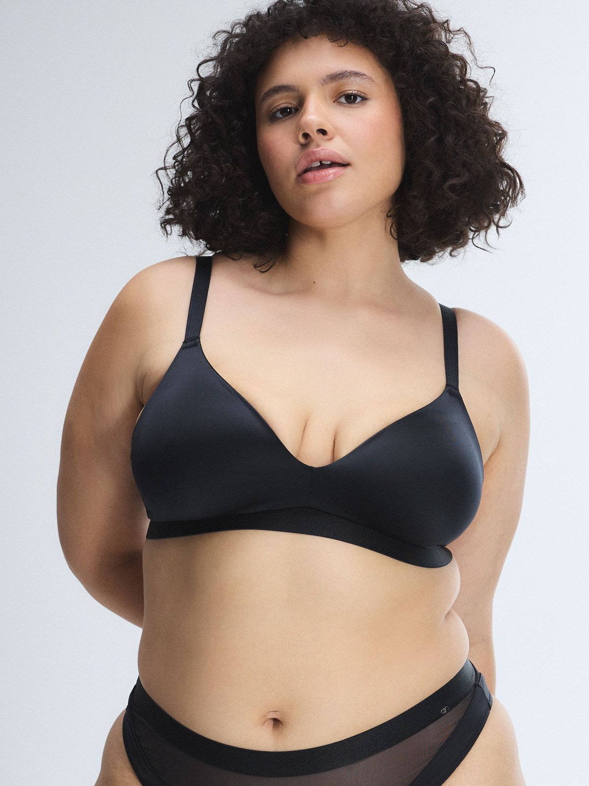 Slipper Satin Bralette 2-Piece