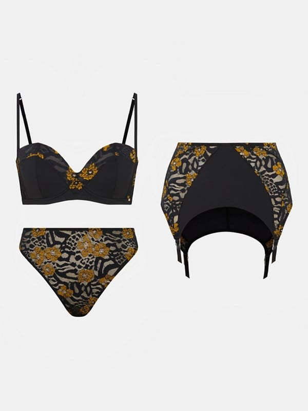 Feline Floral 3-Piece Box