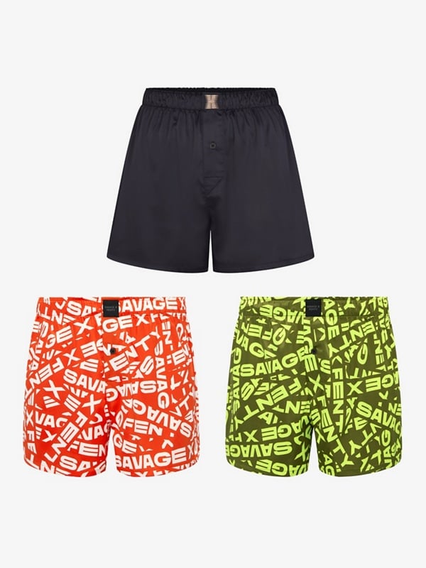 Savage X Satin Boxers 3-Piece Set