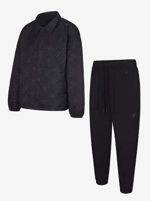 Quilted Jacket 2-Piece Set
