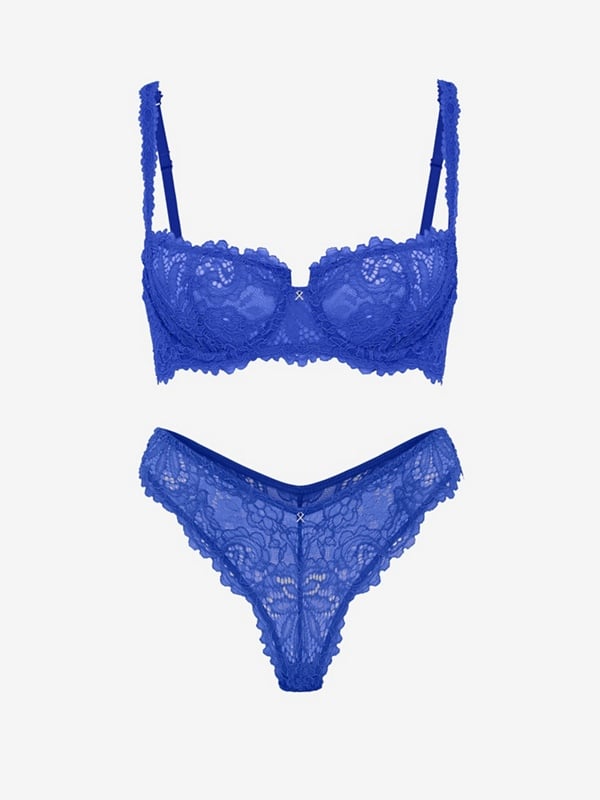Romantic Corded Lace 2-Piece Set